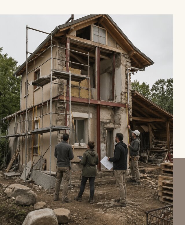 Реконструкция загородного дома под ключ в Серпухове от бюро