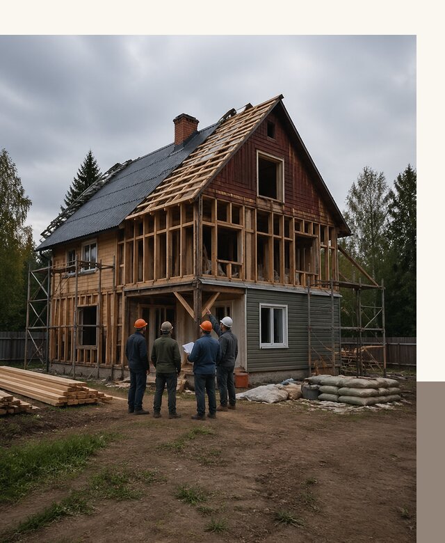 Реконструкция дачного дома в Серпухове под ключ с проектом