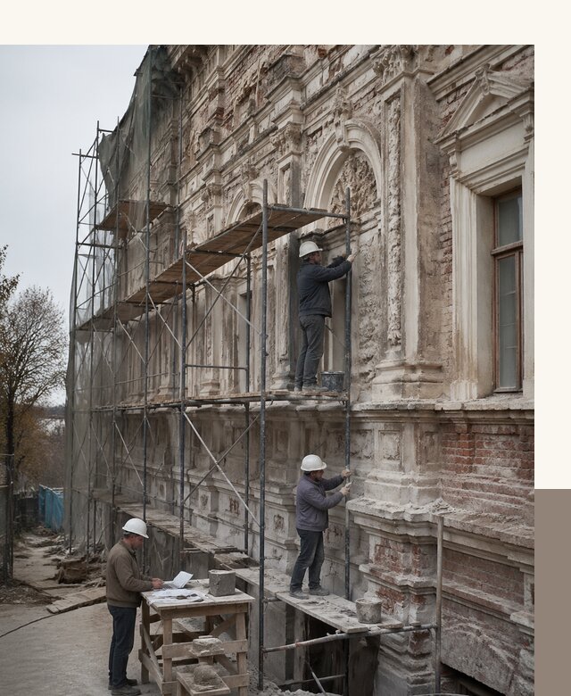 Реставрация объектов культурного наследия под ключ в Серпухове