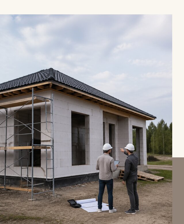 Проектирование одноэтажных домов из газобетона в Серпухове